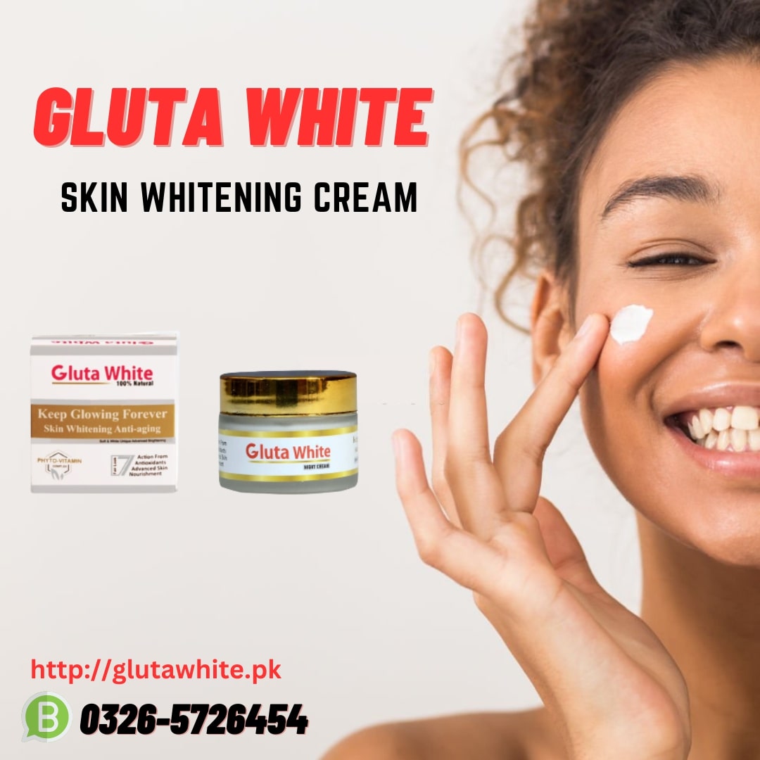 Gluta White Cream for Face Whitening & Brightening
