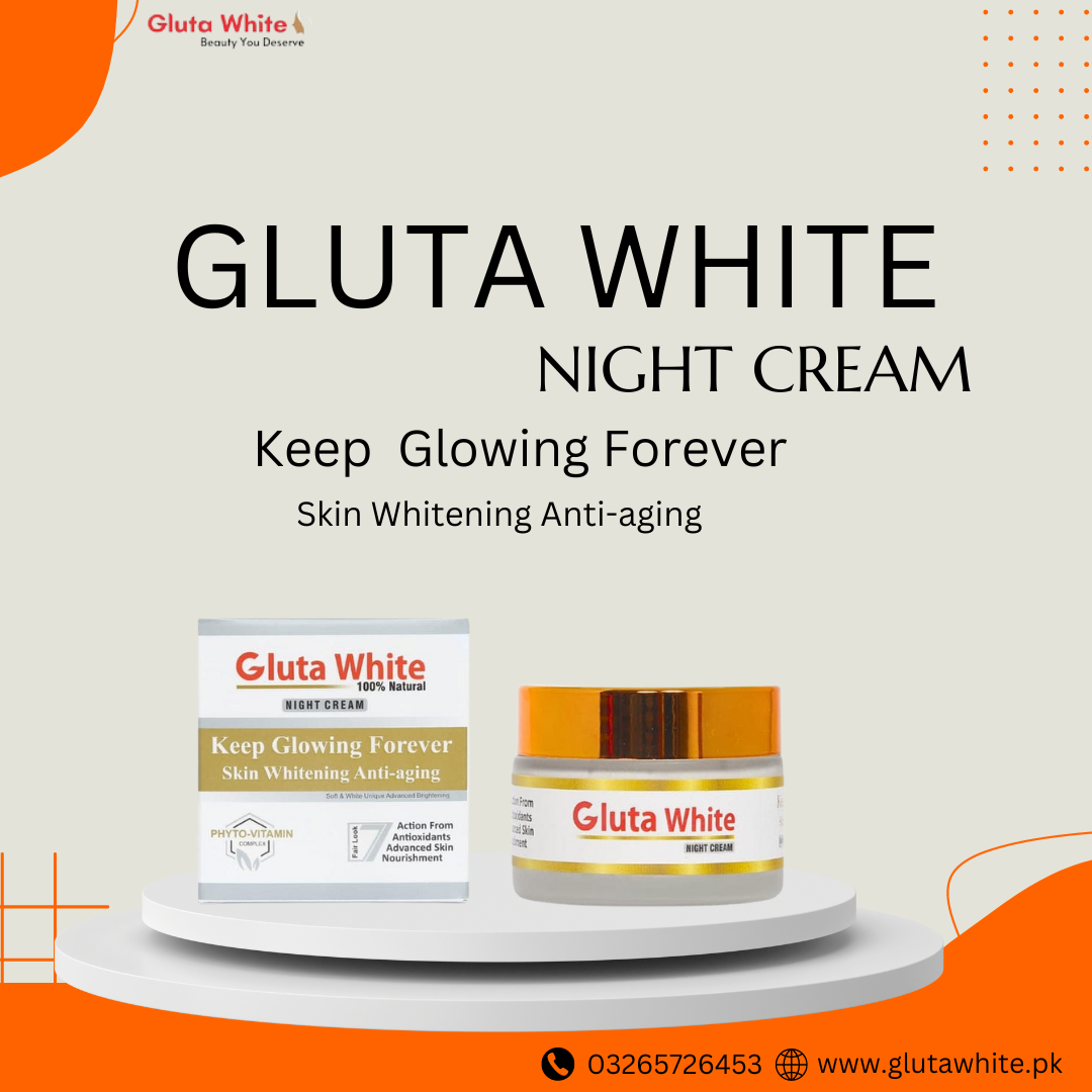 Gluta White Cream for Face Whitening & Brightening
